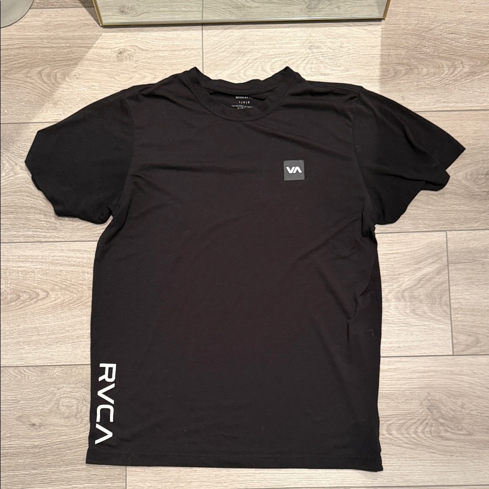 RVCA Men's Black Short Sleeve Tee
